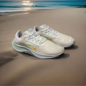Nike Air Zoom Pegasus 38 Premium DH6507-111 Ivory Women's Running Shoes Size 9M